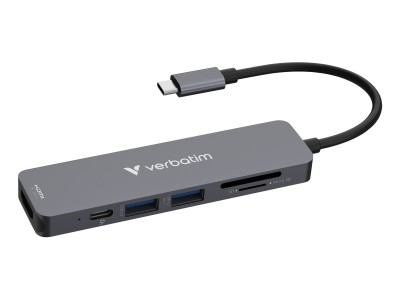 USB-C Verbatim Essentials Multiport HUB 6-Port