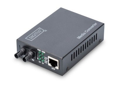 DIGITUS Medienkonverter Fast Ethernet Multimode RJ45/ST