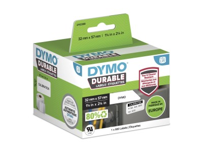 DYMO LW-Kunststoff-Etiketten 32x57mm 800 St weiß