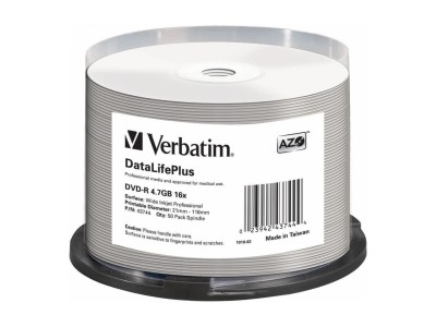 DVD-R Verbatim 4,7GB 50pcs Spin