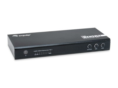 Equip Switch HDMI2.0 5-In/1-Out +Fernbed