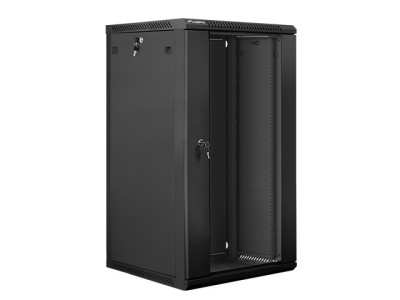 LANBERG 19" 22U 600x600 Wandgehäuse Glastür
