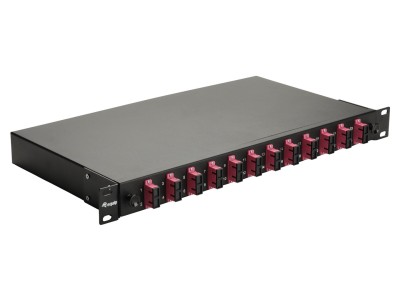 Equip LWL-Spleißkasten 12-Port SC-Duplex OM4 1U