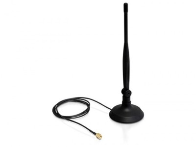 DELOCK WL-Antenne RP-SMA 4dBi Kippgelenk Standfuß