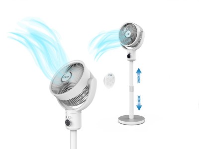 INCA Standventilator +Akku, BLDC-Motor,5 Stufen