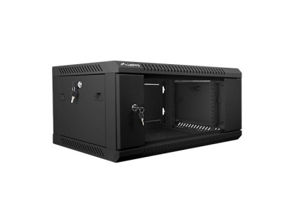 LANBERG 19" 4U 600x450 Wandgehäuse Glastür
