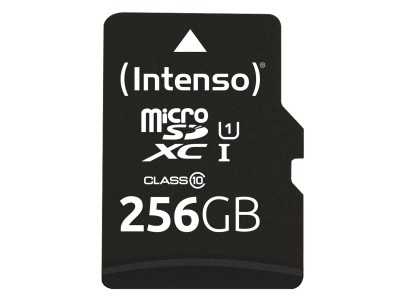 Intenso SD MicroSDXC Card 256GB UHS-I