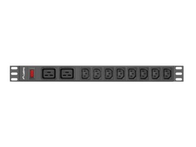 LANBERG 19" PDU-Steckdosenleiste 1U 2xC19 8xIEC
