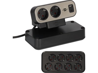 Brennenstuhl Duplex Tischsteckdose 1x USB A
