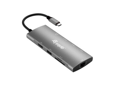 Equip Dock 9-1 USB-C->HDMI,GbE,2xUSB-A3