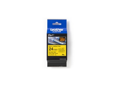 Schriftband Brother 24mm gelb/schwarz 8m TZe-SL651