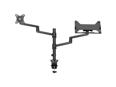 Deluxe Monitorhalterung mit Laptop-Arm