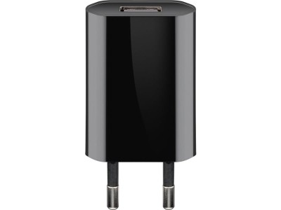 USB-Ladegerät 1 A (5W) schwarz