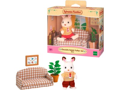 Sylvanian Families - Schokoladenhasen Vater Wohnzimmer