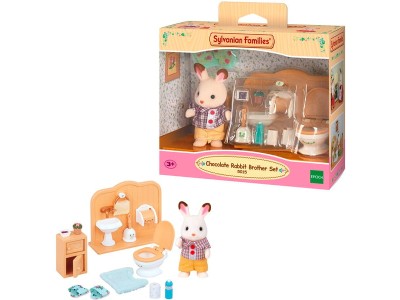 Sylvanian Families - Schokoladenhasen Bruder Badezimmer