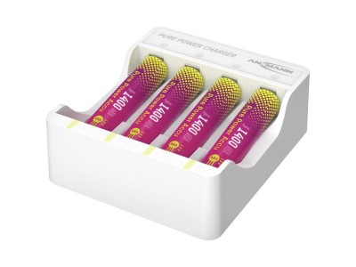 Lithium-Ladegerät Pure Power Set 4× Micro