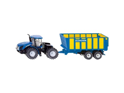 1947 FARMER New Holland mit Silagewagen