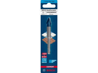 EXPERT HEX-9 HardCeramic Bohrer, Ø 12mm