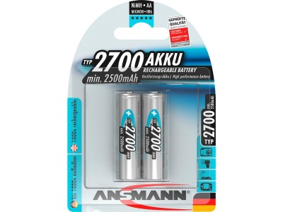 2700mAh, Akku