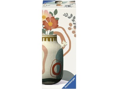 3D Puzzle Vase Organic Beige