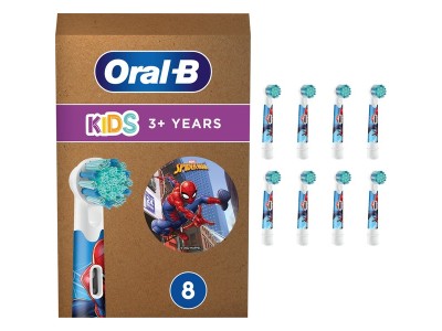 Oral-B Kids Spiderman 8er, Aufsteckbürste