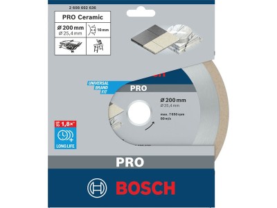 PRO Ceramic Diamant-Trennscheibe, Ø 200mm