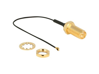Antennenkabel RP-SMA (Buchse zum Einbau) >