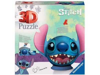 3D Puzzle-Ball Stitch mit Ohren