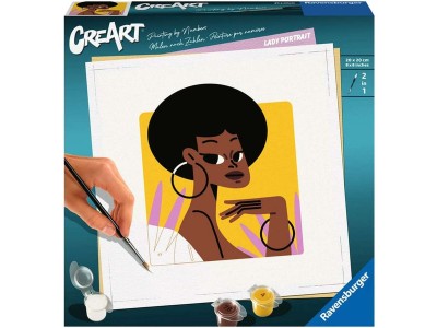 CreArt - Damenportrait, Malen