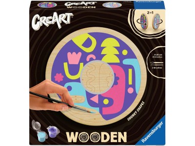 CreArt Wooden - Eckige Formen, Malen
