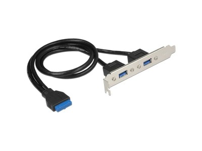 Slotblech 1 x 19 Pin USB