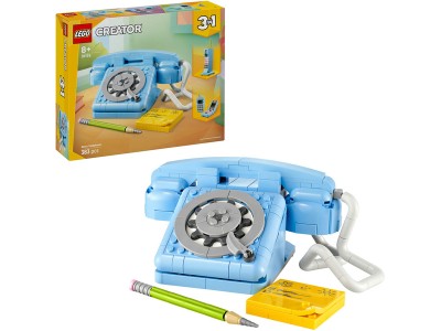 31174 Creator 3-in-1 Retro-Telefon, Konstruktionsspielzeug