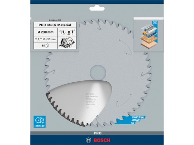 PRO Multi Material Kreissägeblatt, Ø 230mm