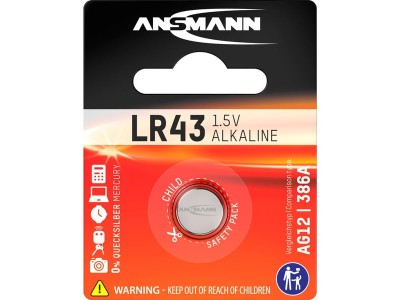 LR43, Batterie