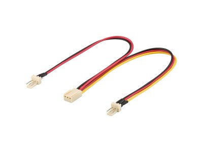 Y-Kabel 3Pin Buchse > 2x 3Pin