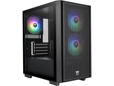 Versa H16 TG ARGB Black, Tower-Gehäuse
