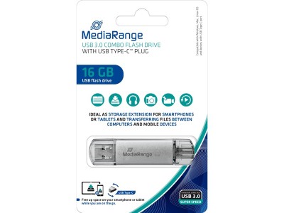 Kombo-Speicherstick 16 GB, USB-Stick