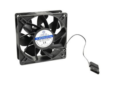 DFG12038B12DN 120x120x38, Gehäuselüfter