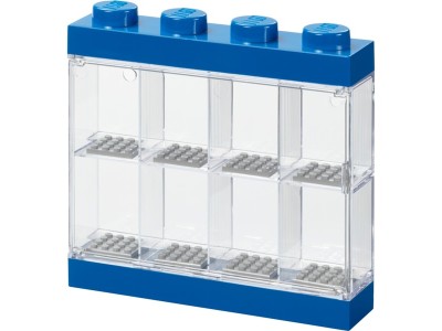 LEGO Minifiguren Vitrine blau, Aufbewahrungsbox