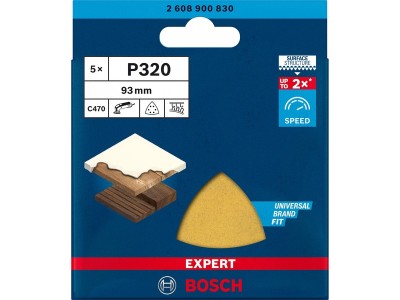 Expert C470 Schleifblatt, 93mm, K320