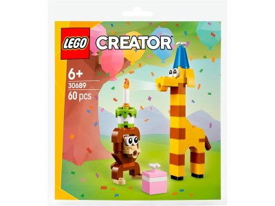 30689 Creator Geburtstagspartytiere, Konstruktionsspielzeug