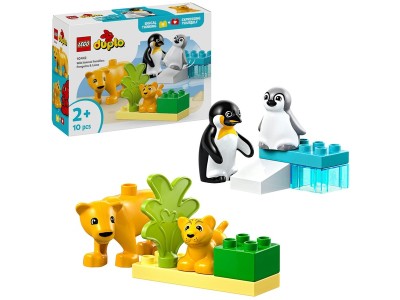 10442 DUPLO Town Wildtier-Familien: Pinguine und