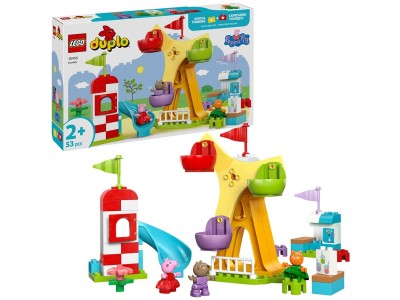 10453 DUPLO Peppa Wutz Jahrmarkt, Konstruktionsspielzeug