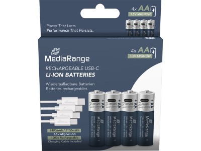 USB-C Li-Ion Akku, Mignon AA I