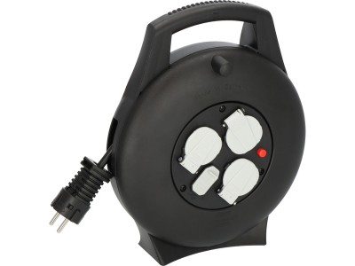 Vario-Line Kabelbox Indoor-Mini-Kabeltrommel, 3-fach mit USB