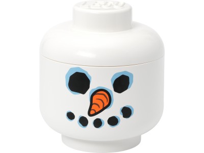 LEGO Storage Head "Snowman", groß