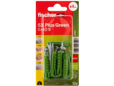 Spreizdübel SX Plus Green 8x40 S