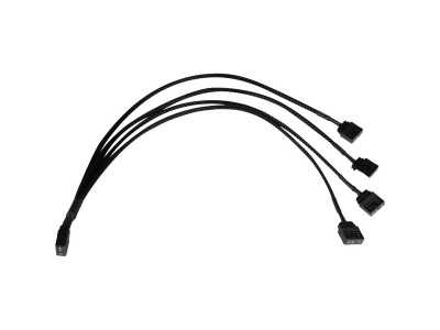 Y-Kabelsplitter aRGB 3-Pin auf 4x 3-Pin