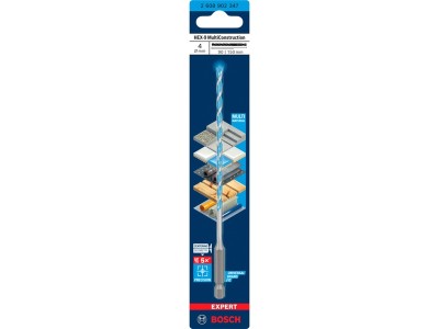 EXPERT HEX-9 MultiConstruction Bohrer, Ø 4mm