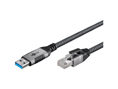 Ethernet-Kabel USB-A 3.2 Gen1 Stecker